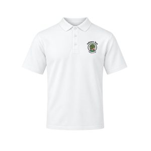 white polo shirt